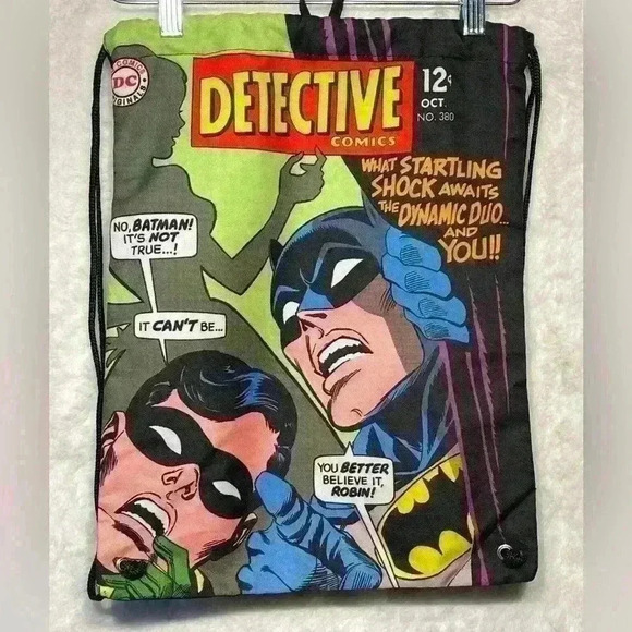 DC Comics Other - DC Comics Batman/Robin Drawstring Kids Backback
